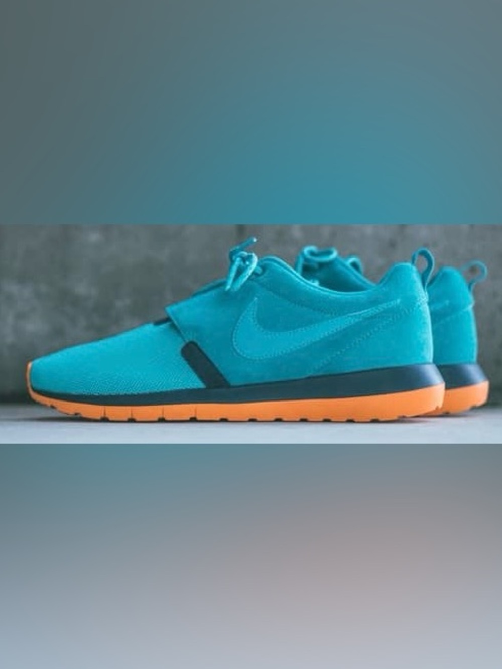 NIB [Nike] Roshe Run NM Athletic Shoes in Dusty Cactus/Spice Blue Men’s 9.5 - Picture 2 of 11